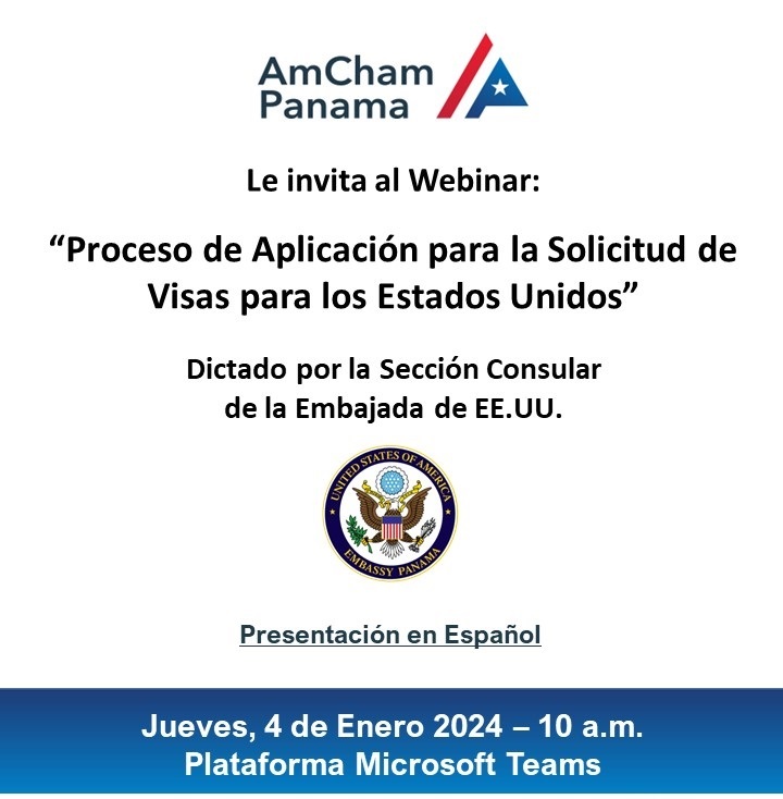 Proceso De Aplicación Para La Solicitud De Visas Para Los Estados Unidos 2024 Panamcham 2222